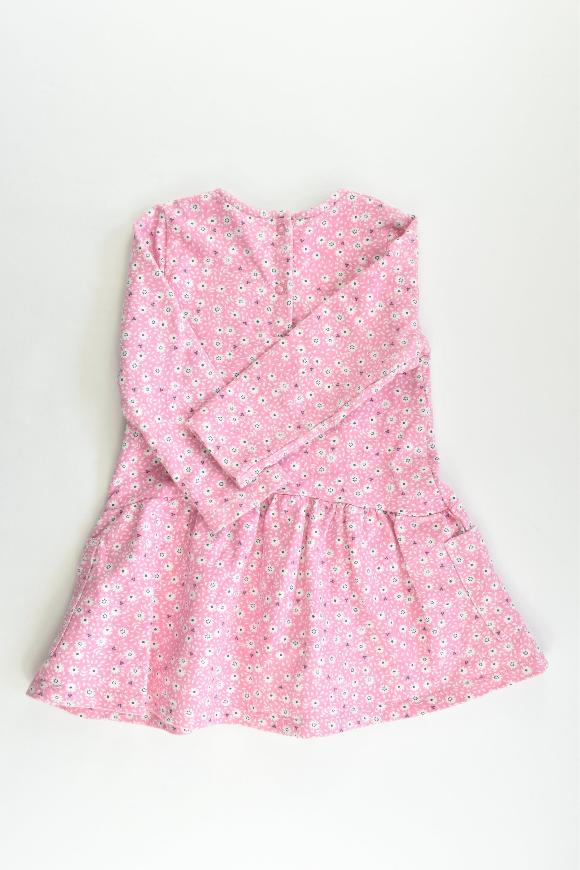 Mothercare Size 1 Floral Sweater Dress