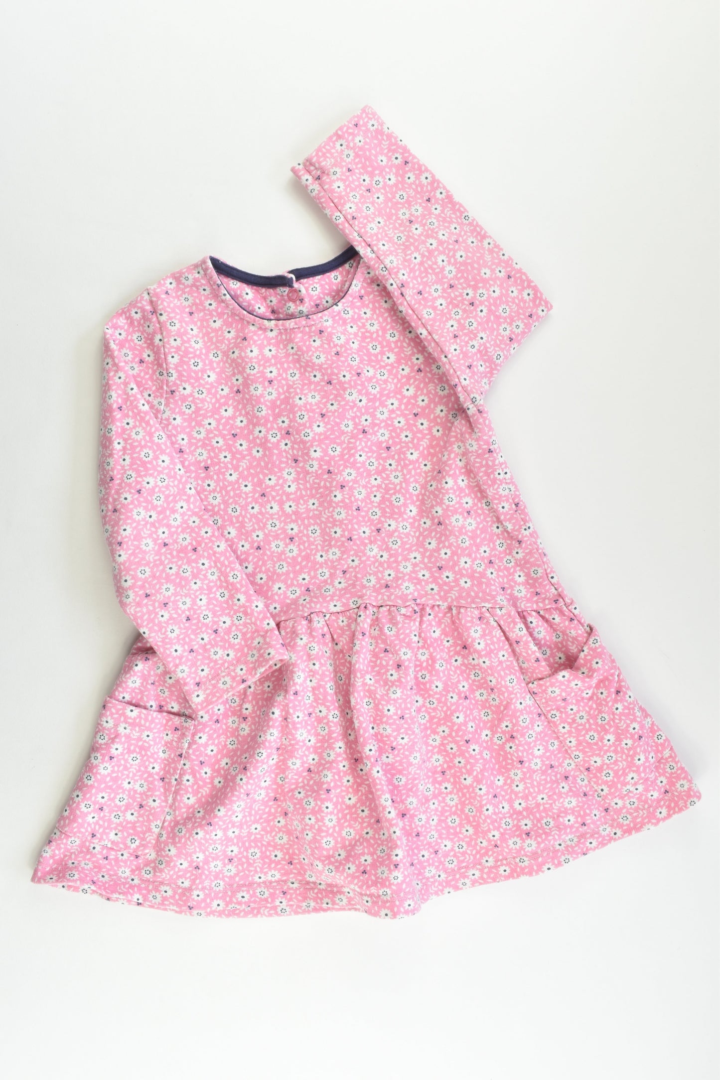 Mothercare Size 1 Floral Sweater Dress