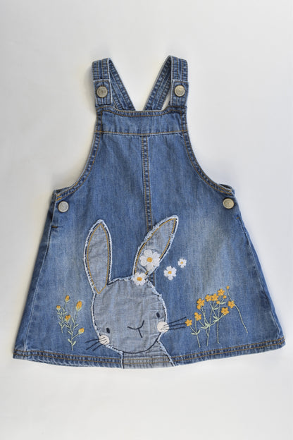 Mothercare Size 18-24 months (2) Rabbit Denim Dress