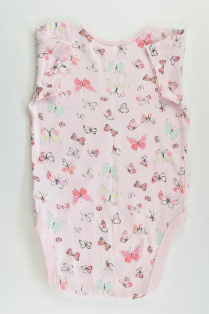 Mothercare Size 2 (18-24 months) Butterflies Bodysuit