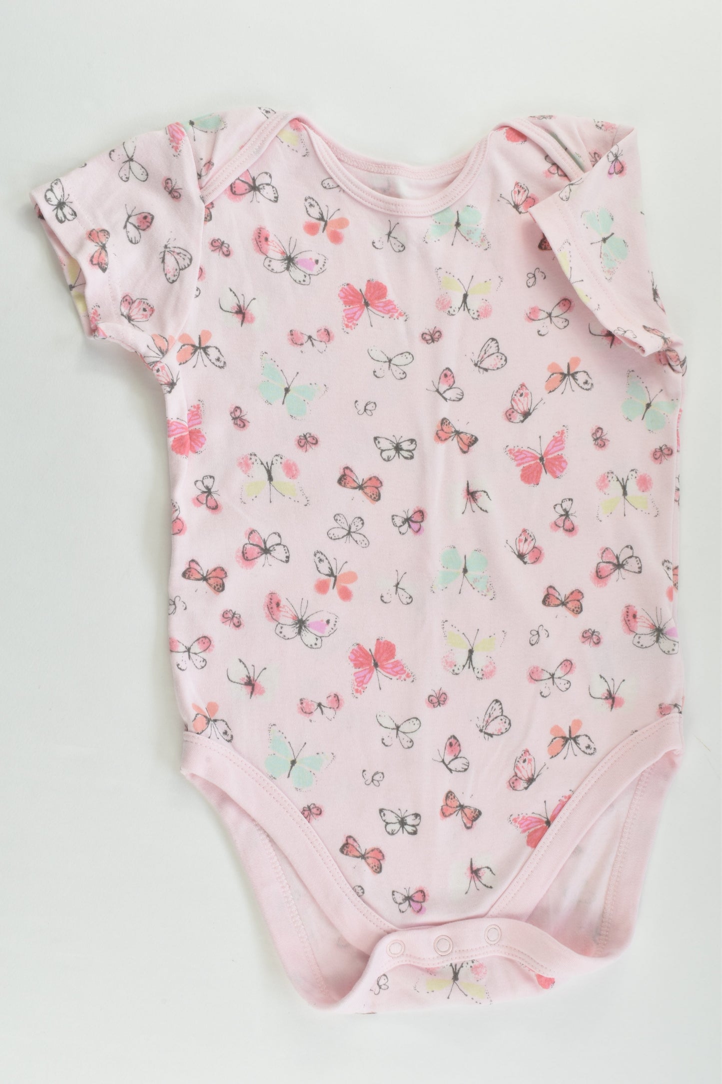 Mothercare Size 2 (18-24 months) Butterflies Bodysuit