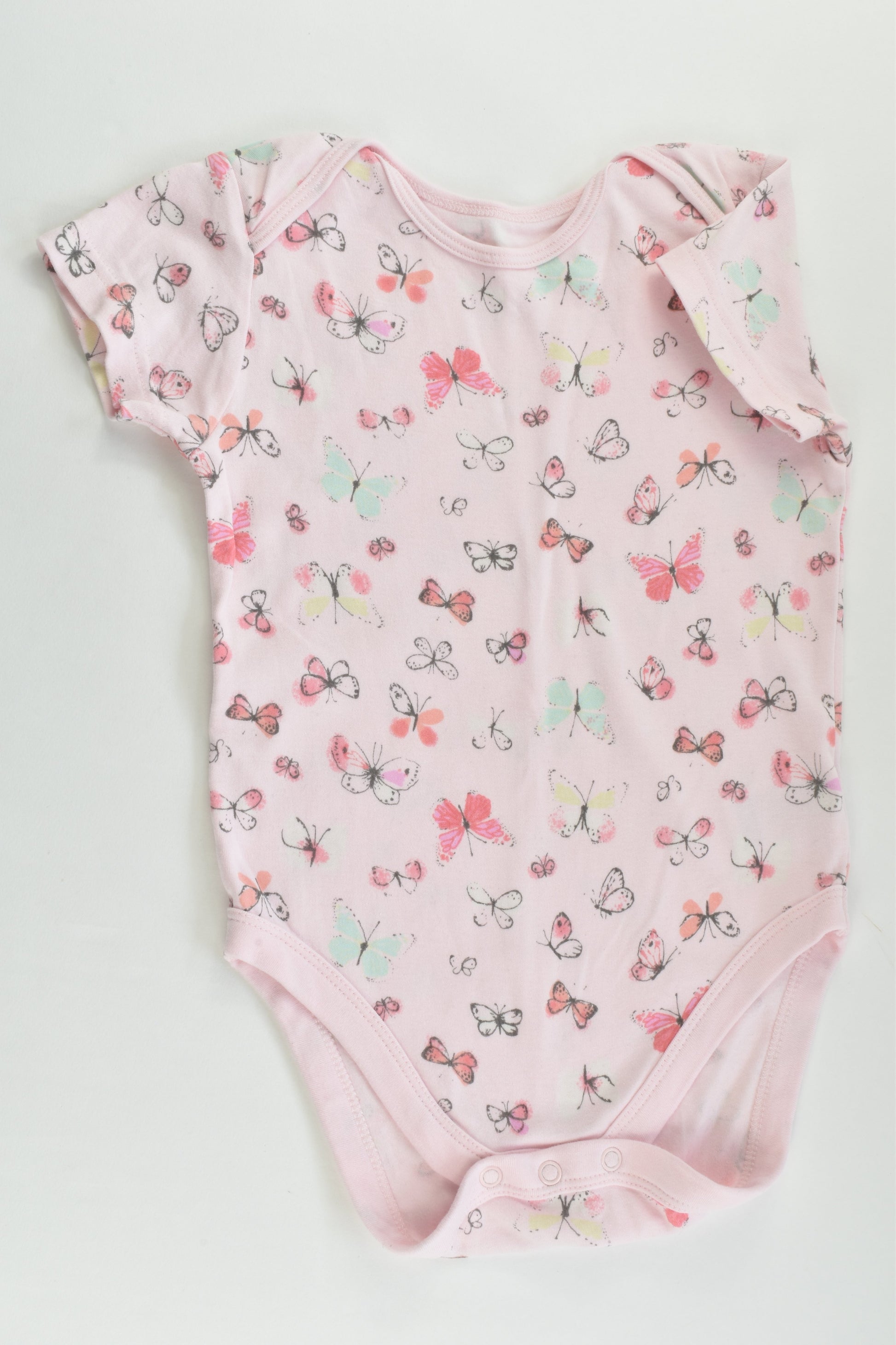 Mothercare Size 2 (18-24 months) Butterflies Bodysuit
