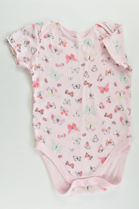 Mothercare Size 2 (18-24 months) Butterflies Bodysuit