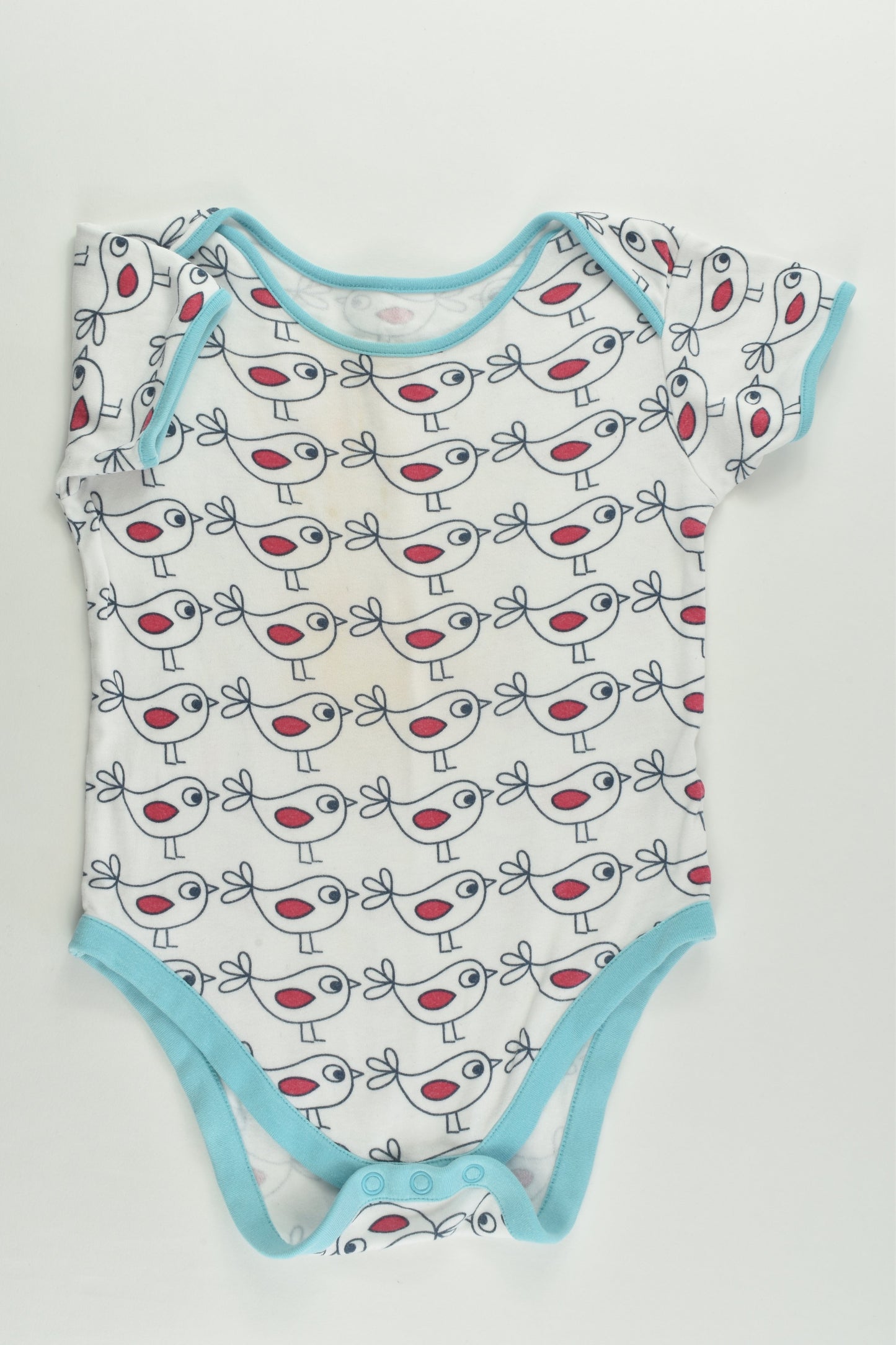 Mothercare Size 2 (18-24 months, up to 92 cm) Birds Bodysuit