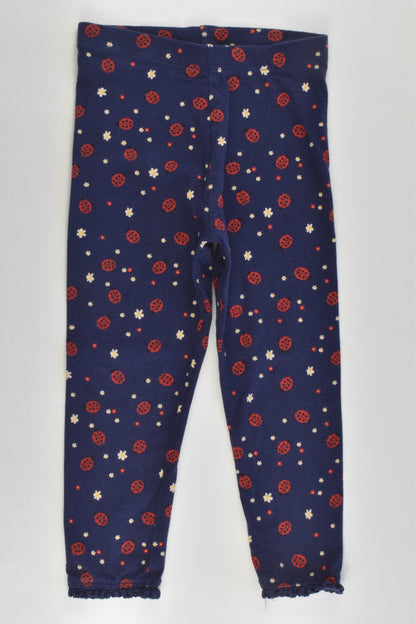 Mothercare Size 2 (92 cm) Ladybugs Leggings