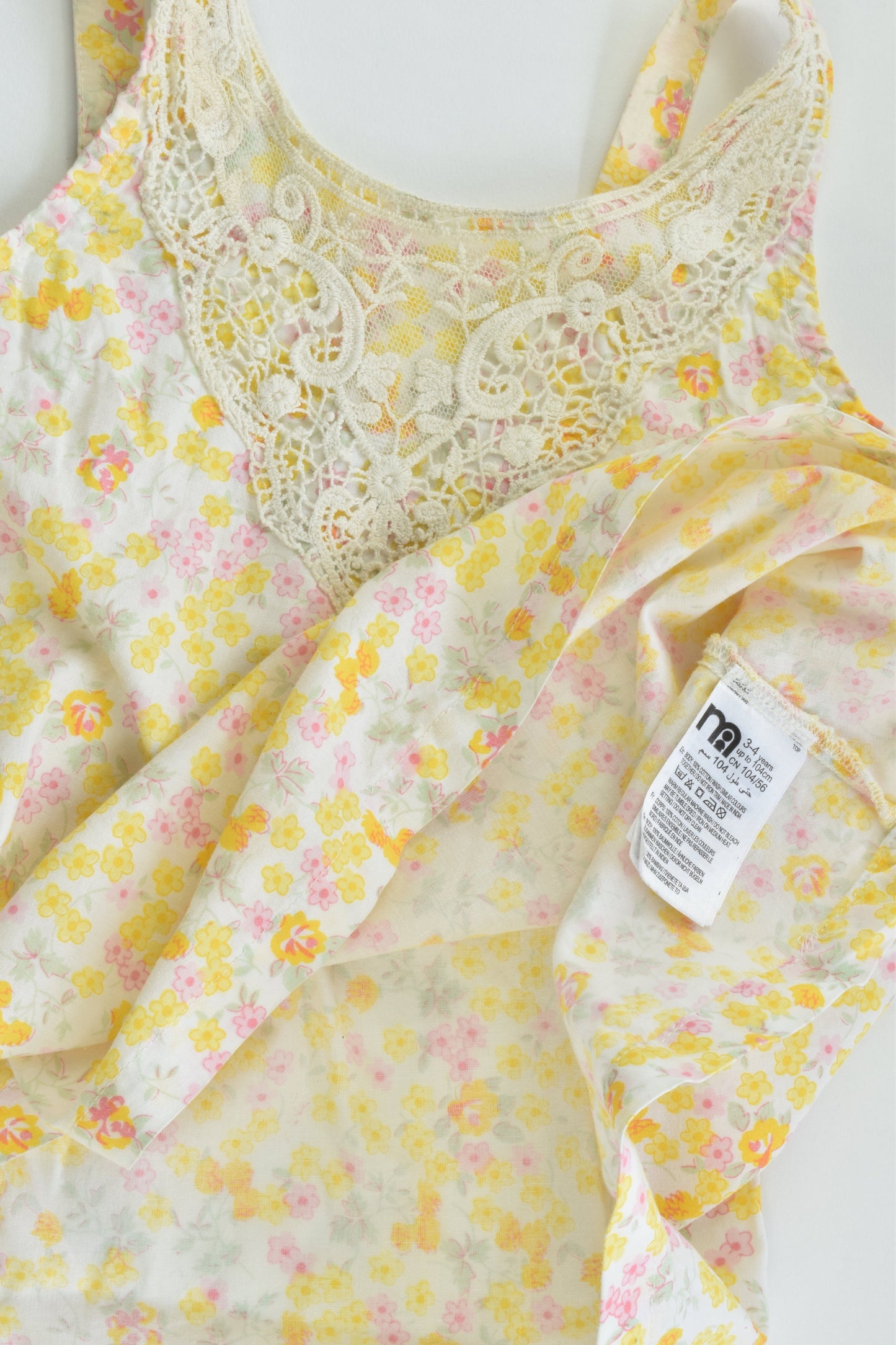 Mothercare Size 3-4 (104 cm) Floral Blouse