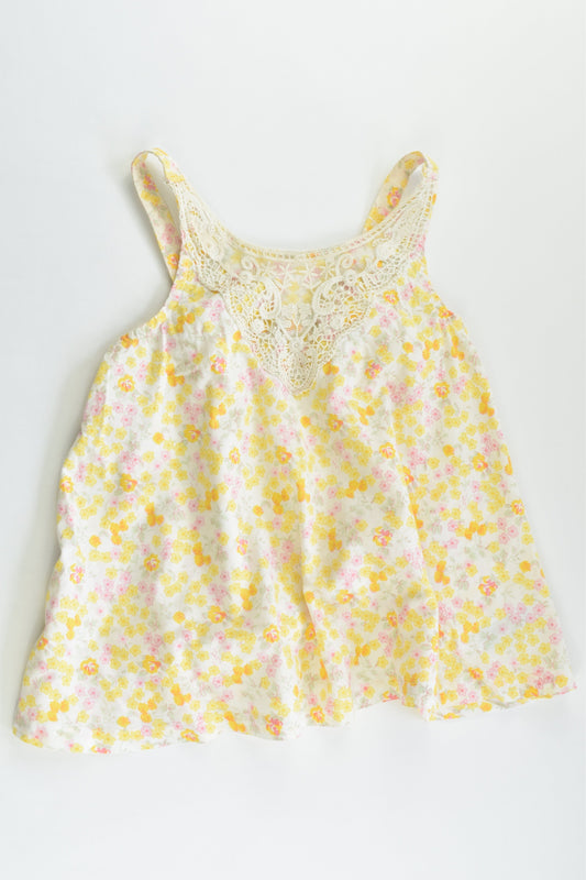 Mothercare Size 3-4 (104 cm) Floral Blouse