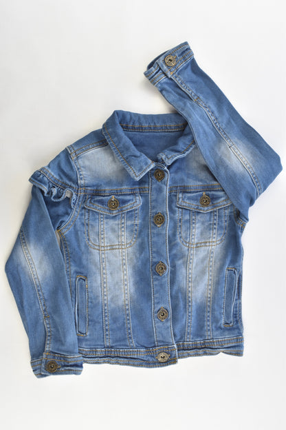 Mothercare Size 4-5 Soft and Stretchy Denim Jacket