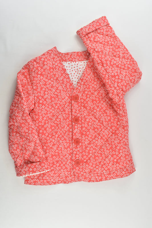 Mothercare Size 5-6 Flowers/Polka Dots Jacket