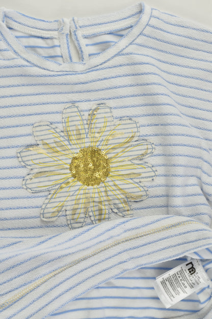 Mothercare Size 5 (Up to 110 cm) Stripes and Flower Sweater