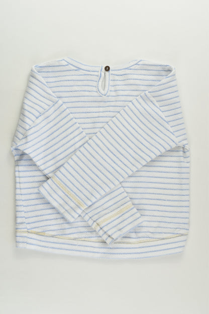 Mothercare Size 5 (Up to 110 cm) Stripes and Flower Sweater