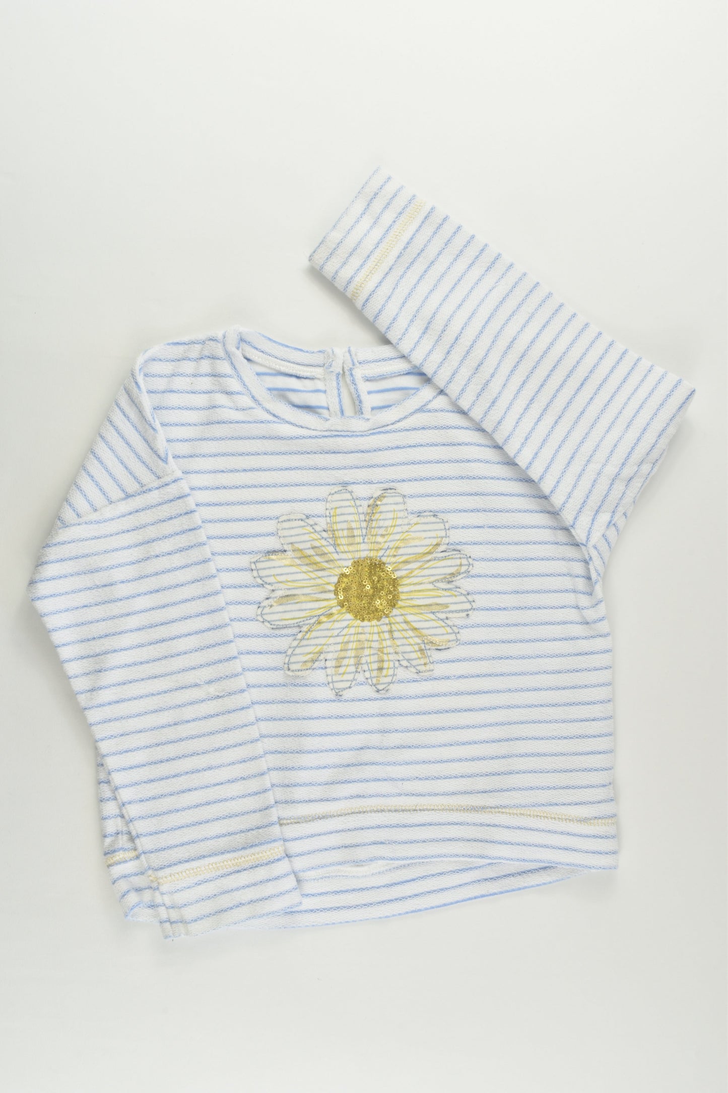 Mothercare Size 5 (Up to 110 cm) Stripes and Flower Sweater