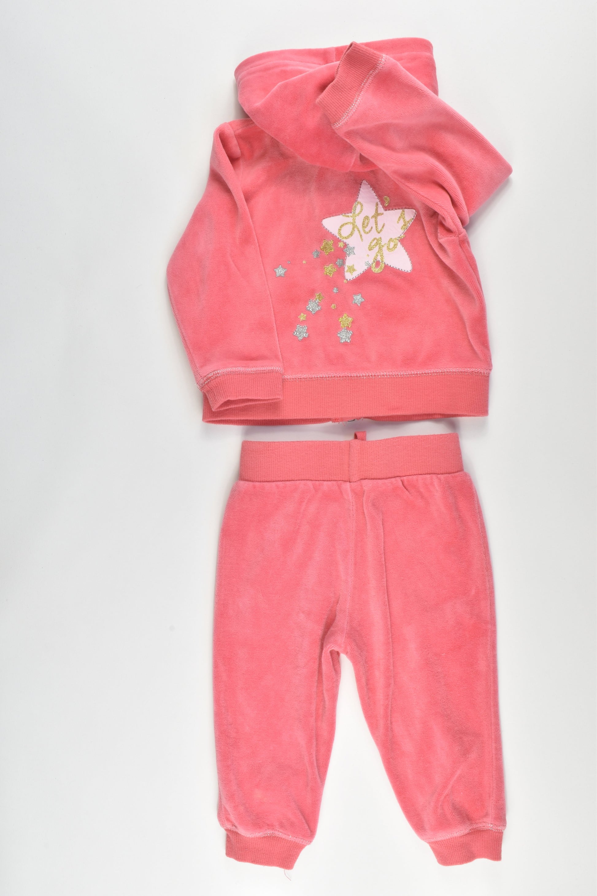 Mothercare Size 6-9 months Velour Hoodie and Pants