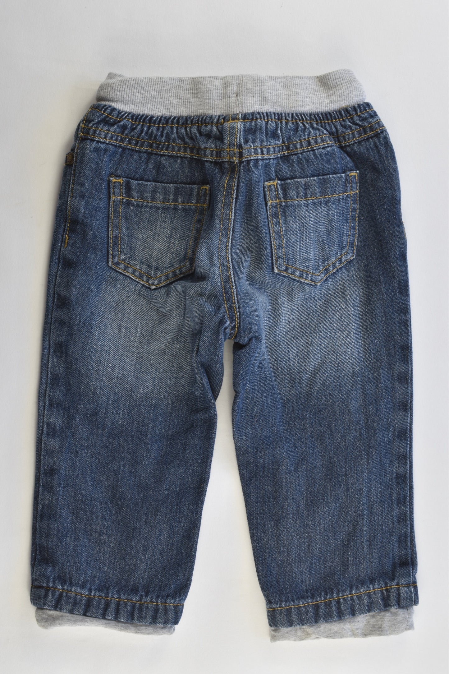 Mothercare Size 9-12 months (0) Lined Denim Pants