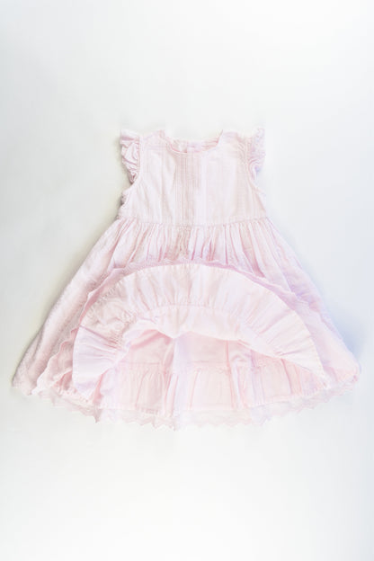 Mothercare Size 9-12 months Layered Dress with Matching Bloomers