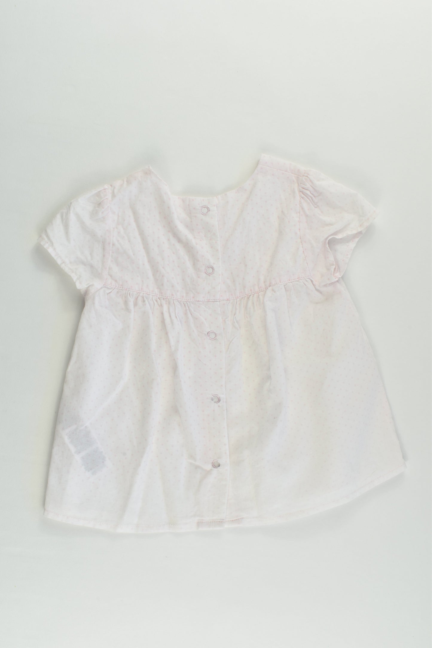 M&S Size 0 (6-9 months) Pink Mix Blouse