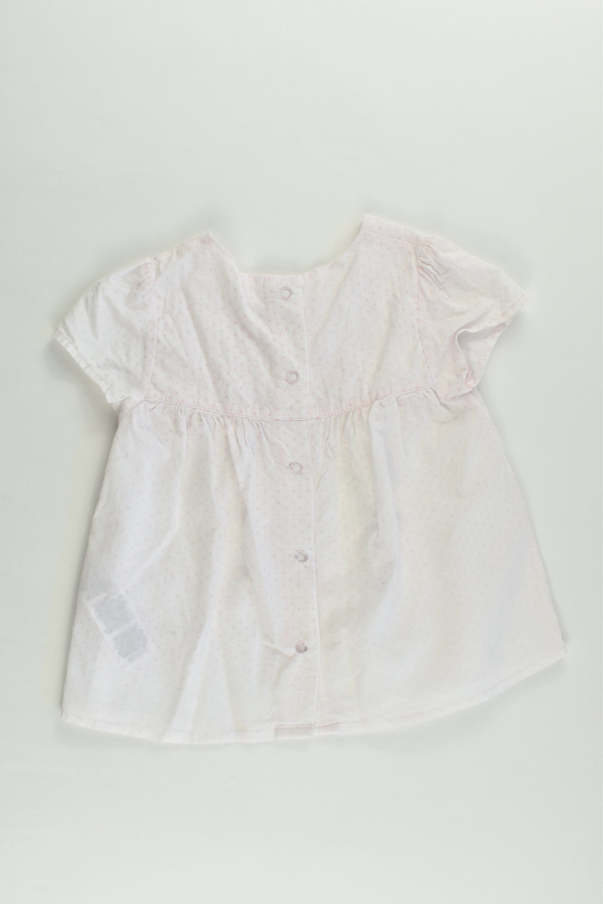 M&S Size 0 (6-9 months) Pink Mix Blouse