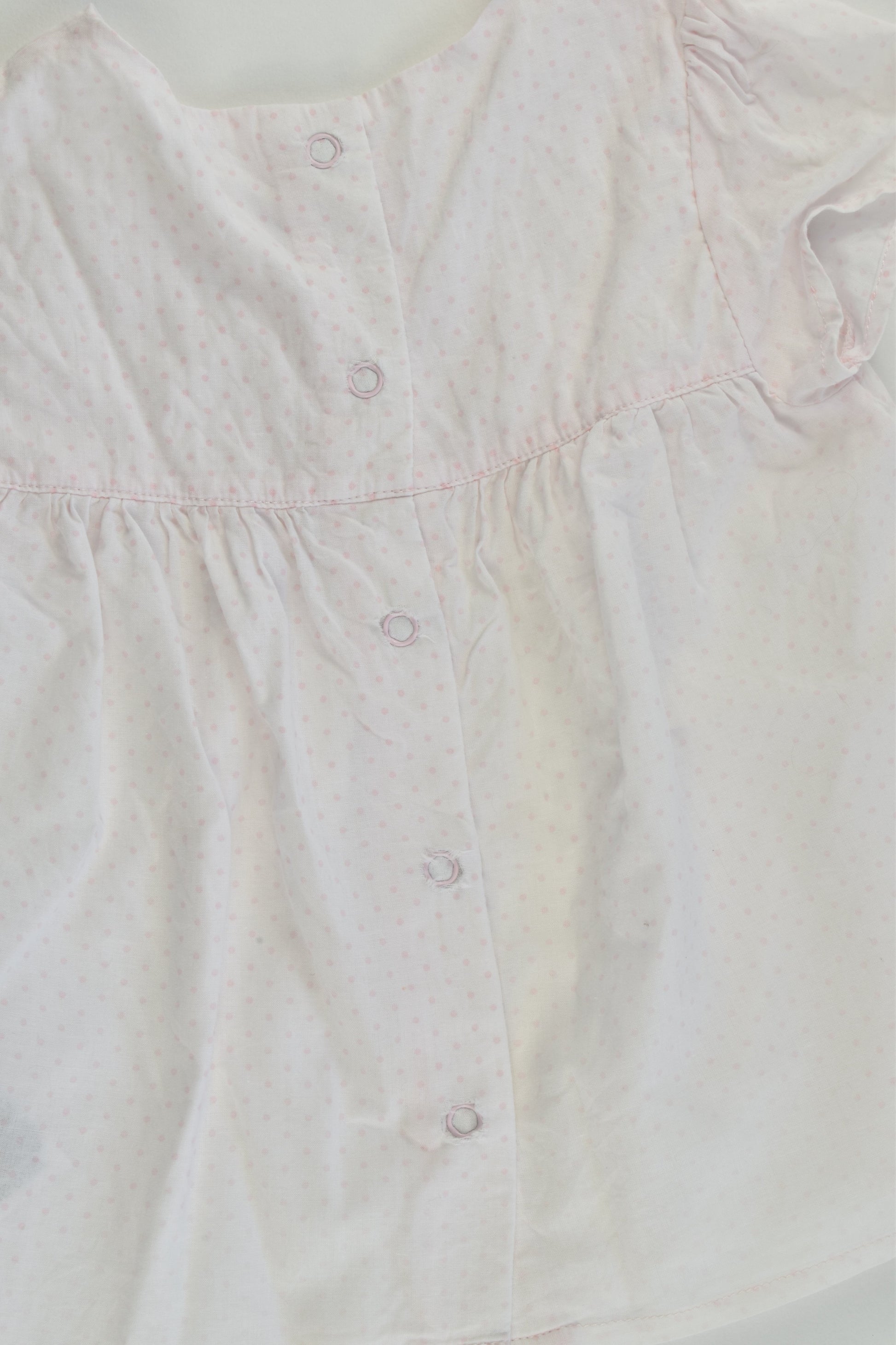 M&S Size 0 (6-9 months) Pink Mix Blouse