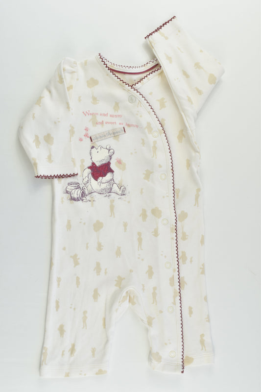 M&S Size 000 (0-3 months) Winnie The Pooh Romper