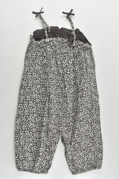 M&S Size 1 (12-18 months, 83 cm) Lightweight Lined Cotton Overalls