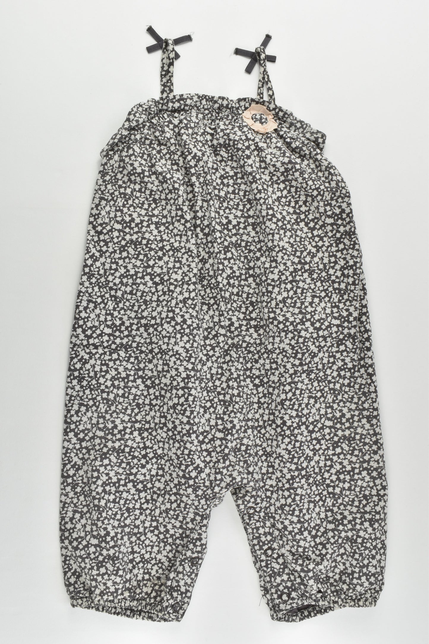 M&S Size 1 (12-18 months, 83 cm) Lightweight Lined Cotton Overalls