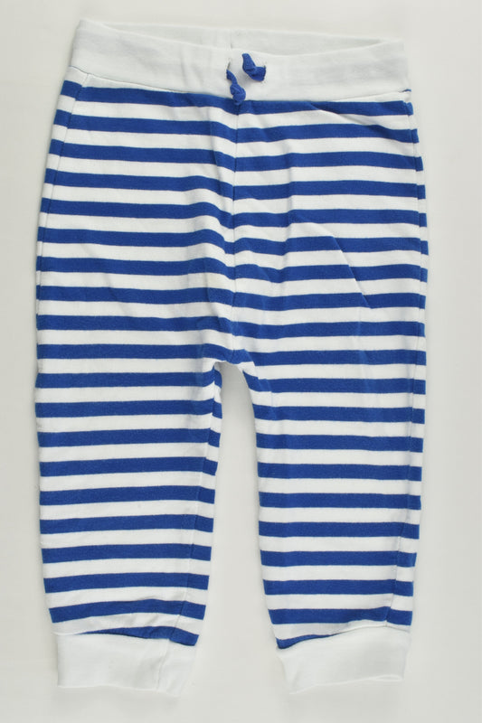 M&S Size 1 (12-18 months) Striped Track Pants