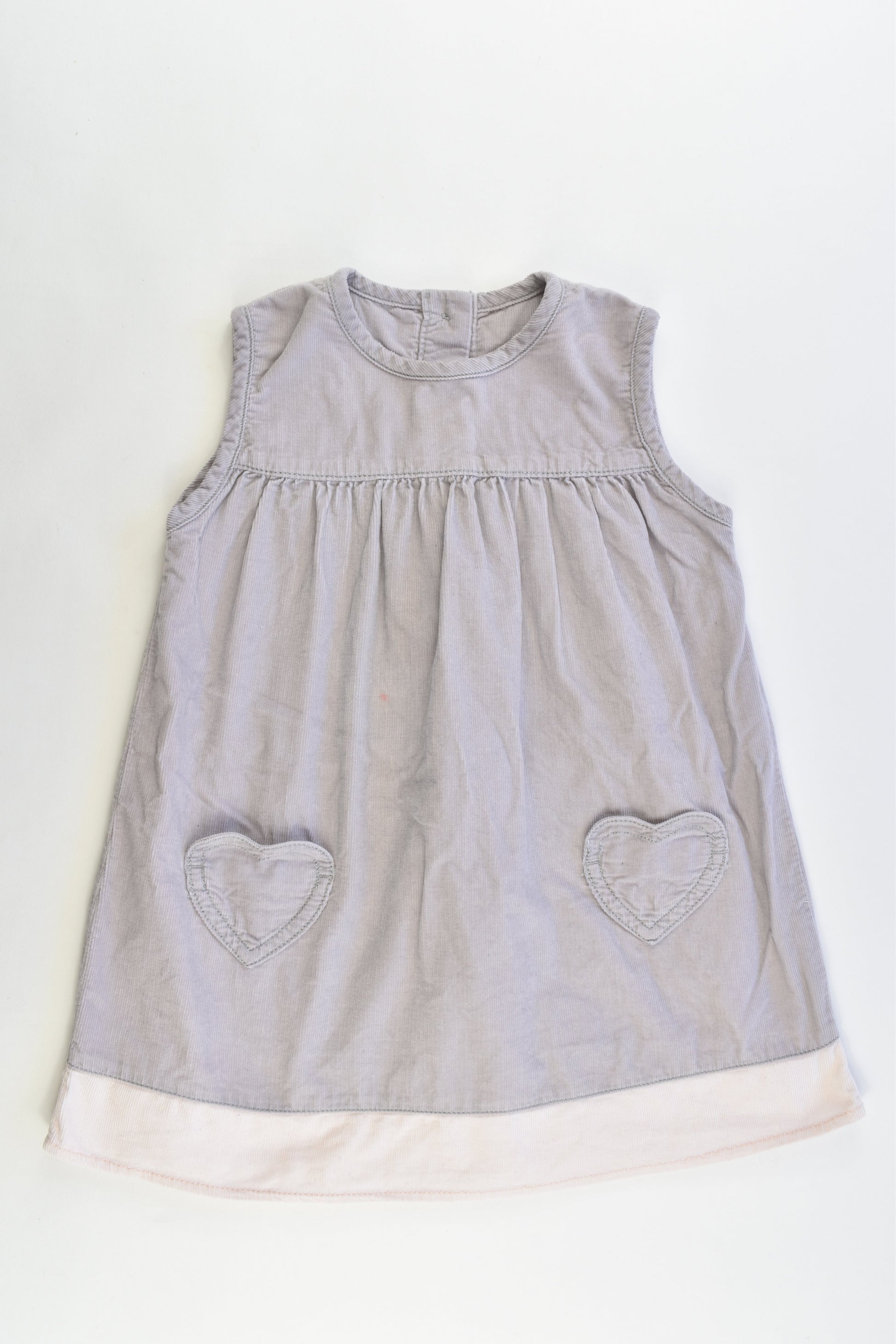 M&S Size 12-18 months Soft Cord Dress, Bodysuit and Tights