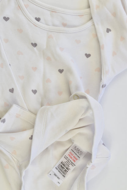 M&S Size 12-18 months Soft Cord Dress, Bodysuit and Tights