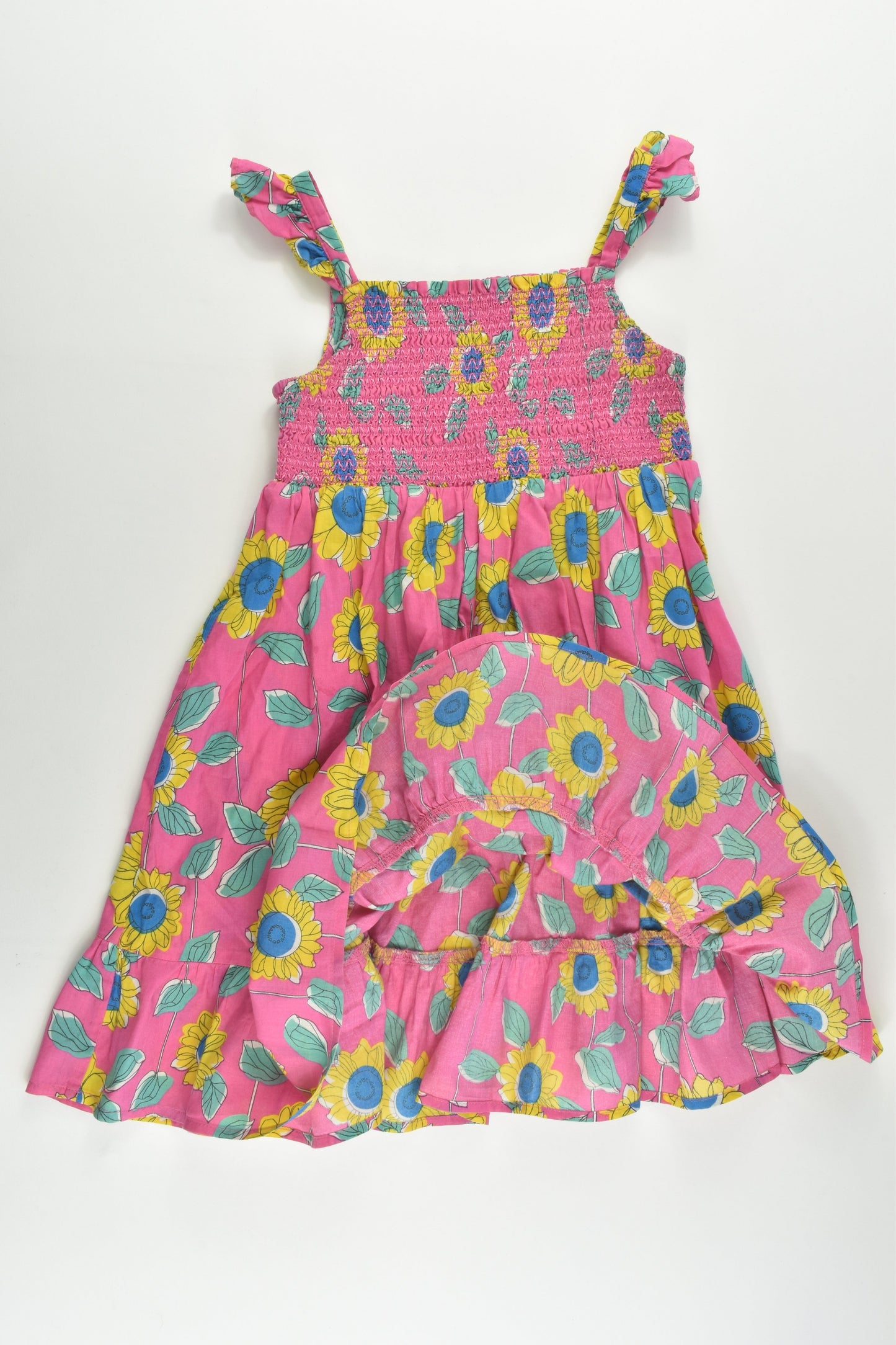 M&S Size 3-4 (104 cm) Sun Flowers Dress