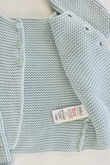 M&S Size 6-9 months (Generous) Knitted Cardigan