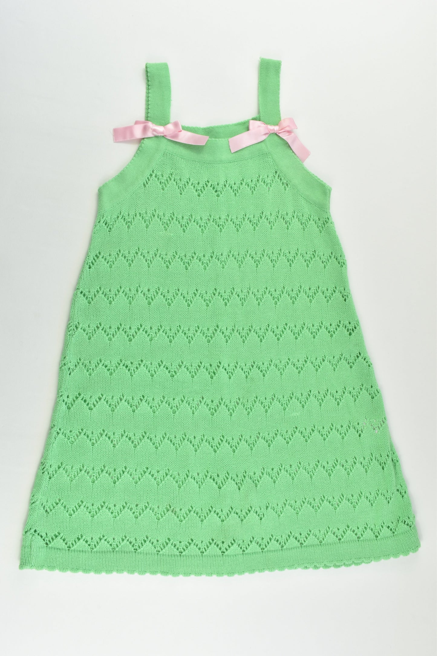 Muñequita (Spain) Size 4 Handmade Knitted Dress