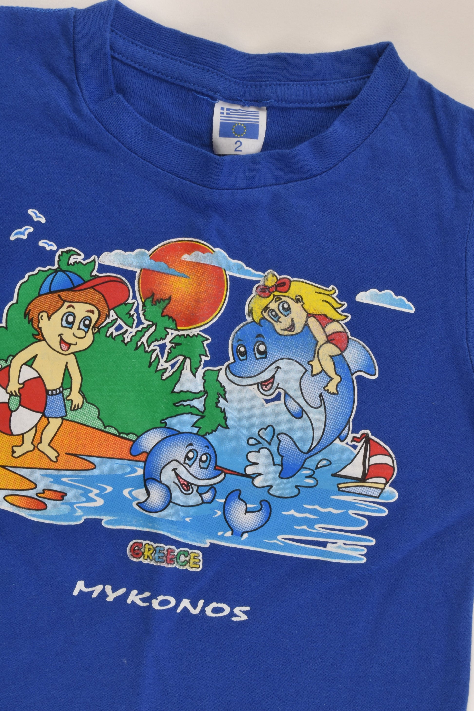 Mykonos Greece Size 2 T-shirt