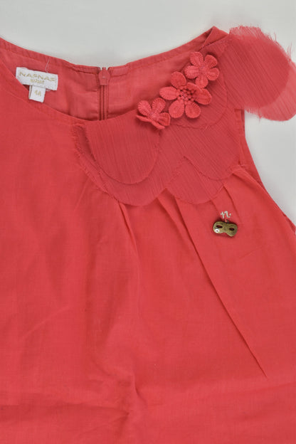 Naf Naf Enfant (France) Size 4 Lined Dress