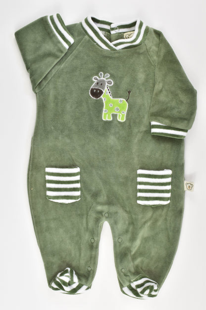 Nalle Finland Size 50 cm (Newborn) Velour Romper