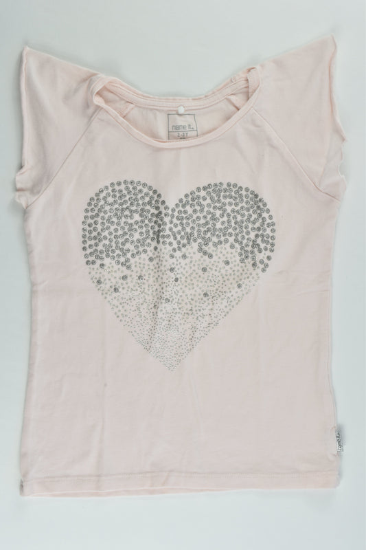 Name It Size 2-3 (98 cm) Love Heart T-shirt