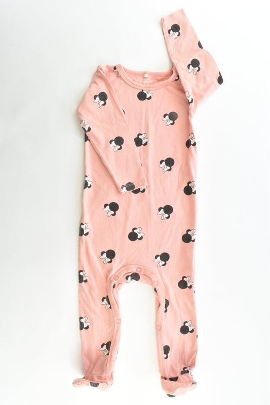 Name It Size 6-9 months (74 cm) Minnie Mouse Footed Romper