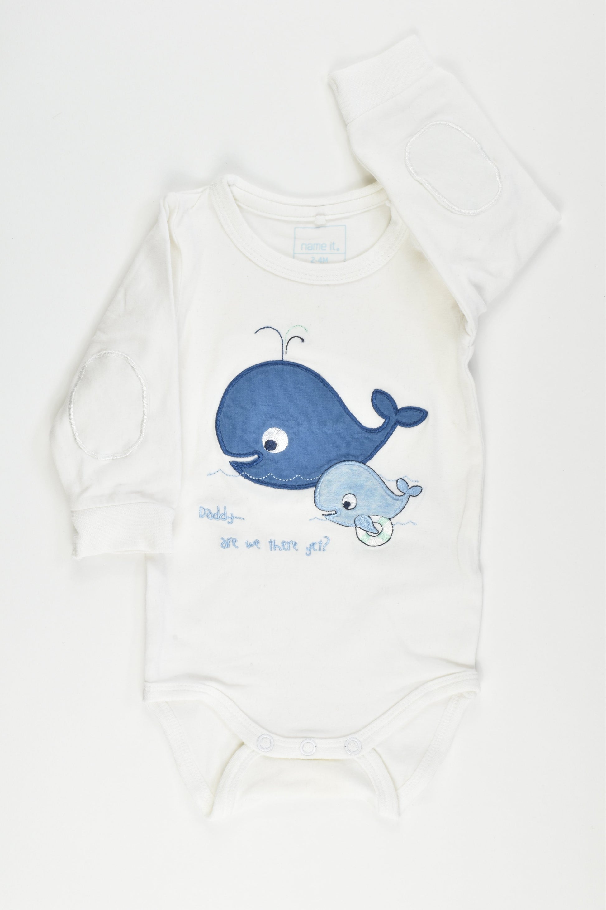 Name It Size 62 cm (2-4 months) "Daddy, Are We There Yet" Bodysuit