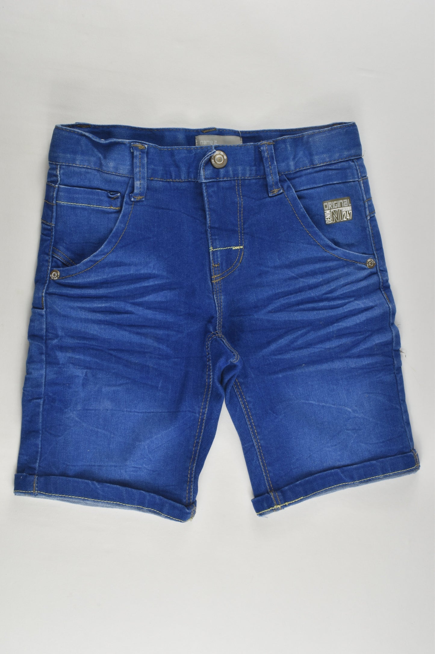 Name It Size 9 (134 cm) Stretchy Denim Shorts