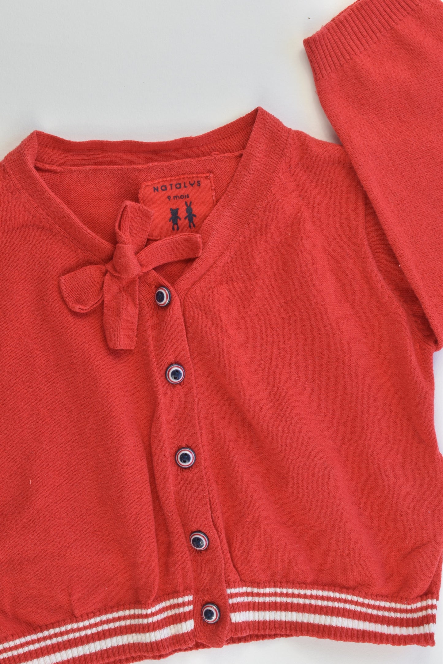 Natalys (France) Size 00-0 (9 months) Knitted Cardigan