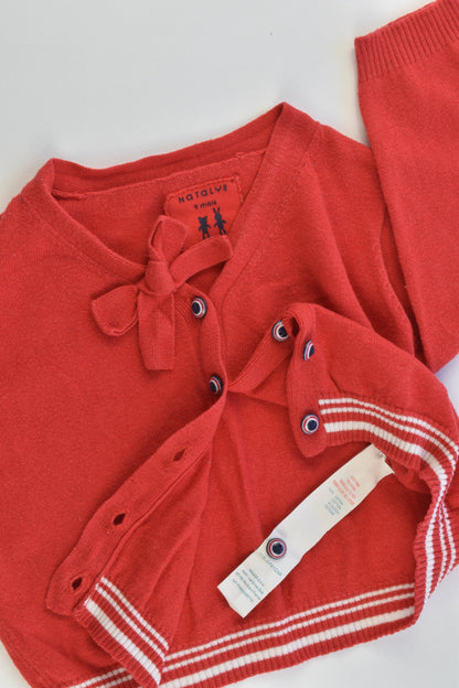 Natalys (France) Size 00-0 (9 months) Knitted Cardigan
