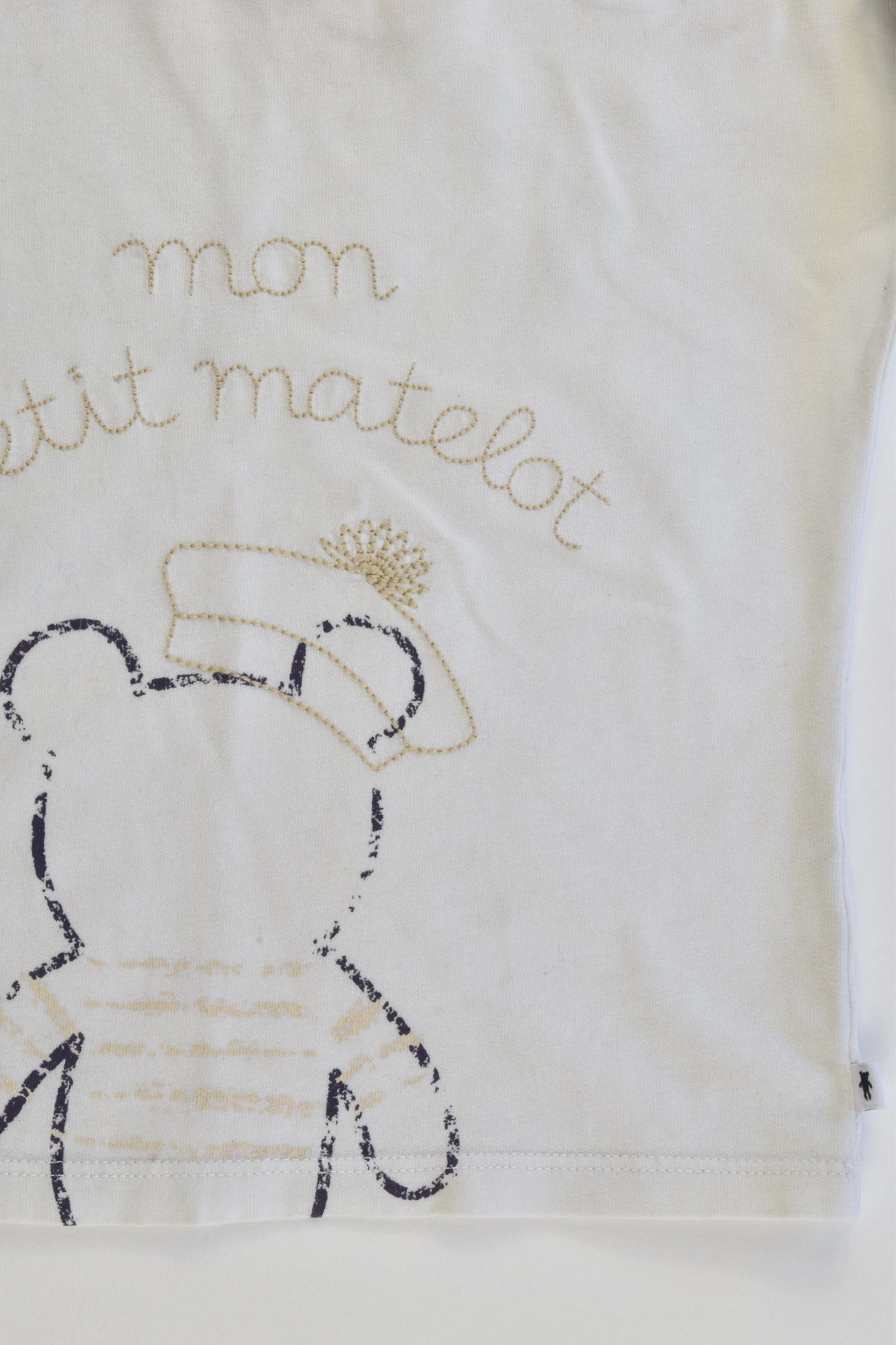 Natalys (France) Size 3 (36 months, 96 cm) "Mon Petit Matelot" Sailor Teddy Top