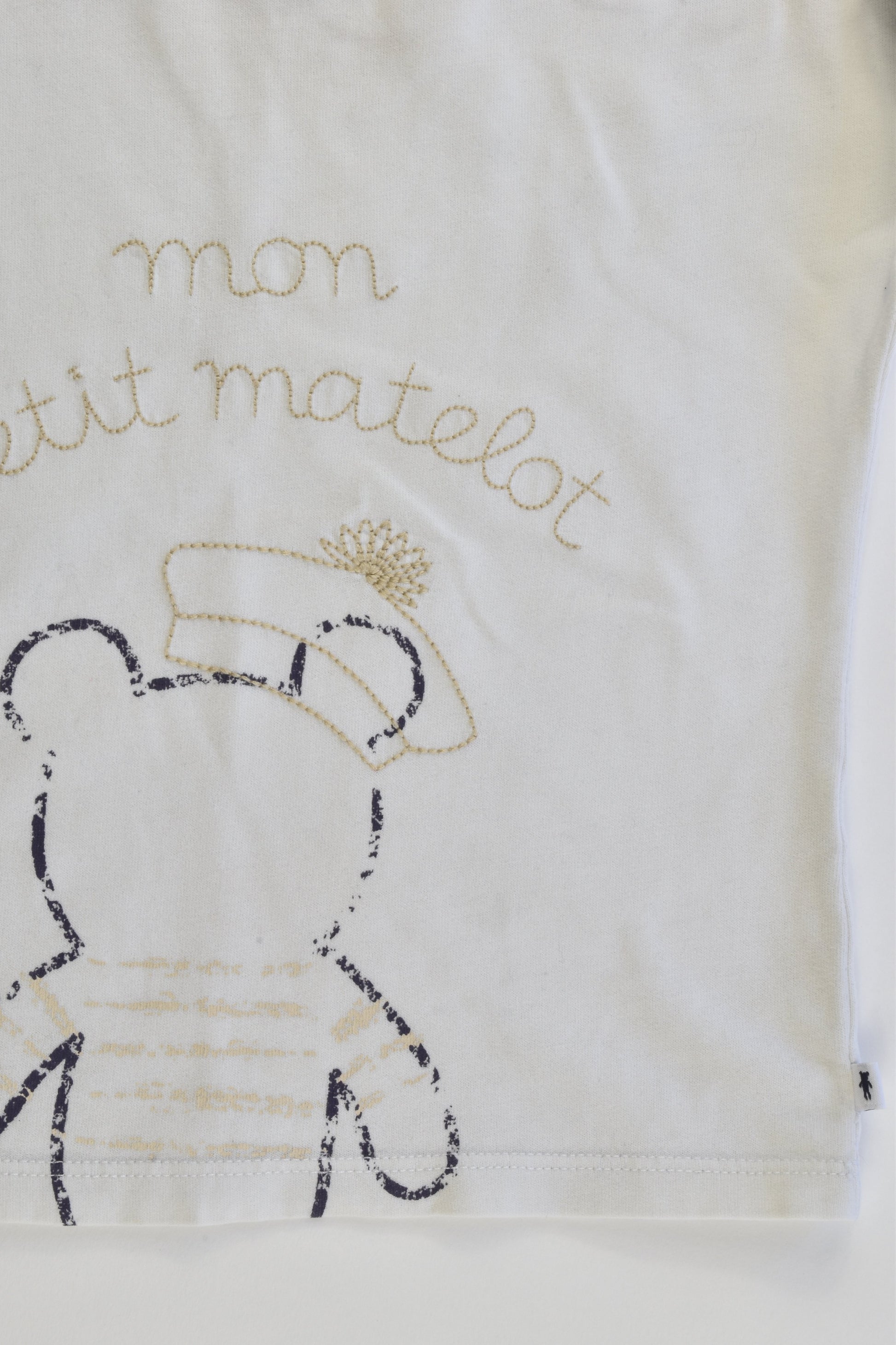 Natalys (France) Size 3 (36 months, 96 cm) "Mon Petit Matelot" Sailor Teddy Top
