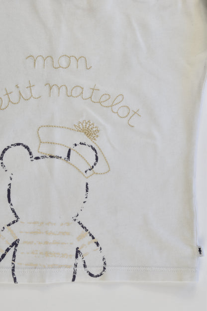 Natalys (France) Size 3 (36 months, 96 cm) "Mon Petit Matelot" Sailor Teddy Top