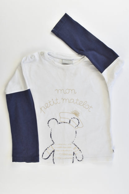 Natalys (France) Size 3 (36 months, 96 cm) "Mon Petit Matelot" Sailor Teddy Top
