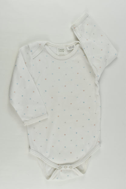Nature Baby Size 0 Dots Bodysuit