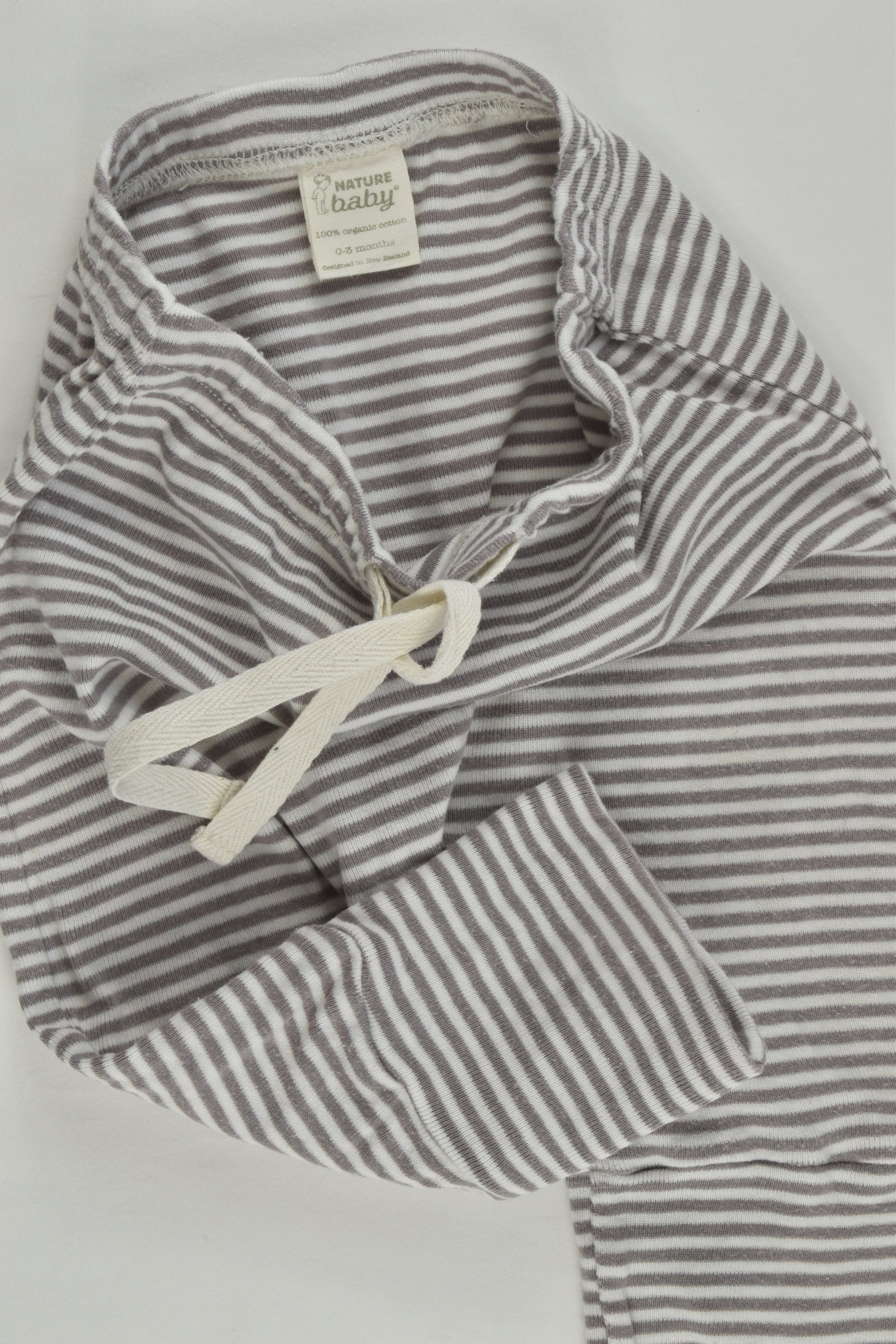 Nature Baby Size 000 (0-3 months) Organic Striped Pants