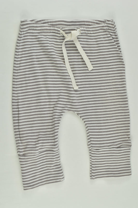 Nature Baby Size 000 (0-3 months) Organic Striped Pants