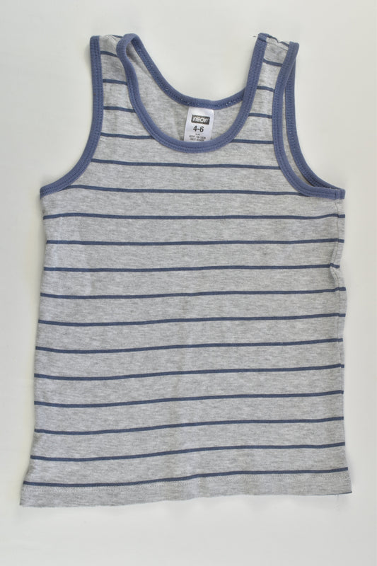 Neon Size 4-6 Striped Singlet