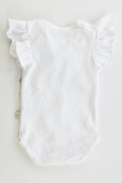 NEW Alex & Ant Size 000 (0-3 months) Floral Bow Bodysuit