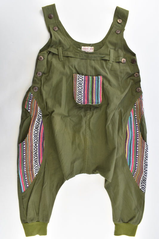 NEW Anjel Ms Size approx 4-6 Baggy Nepal Overalls